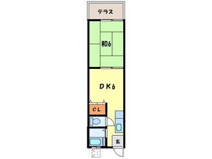 内山ハイツの物件間取画像